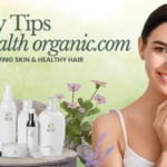 Woman applying natural facial oil as part of an organic skincare routine